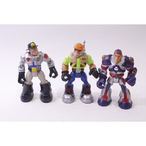 Rescue Heroes, Willy Stop, Construction Worker, Roger Houston, ~ 260115-WH 901